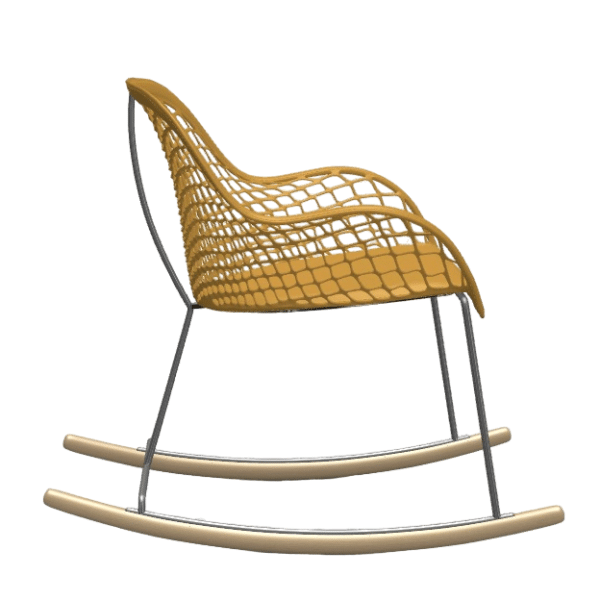 Mobilier design italien rocking chair Guapa
