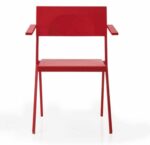 mobilier-luxe-hotellerie-fauteuil-terrasse-metal-rouge-design-mia-emu