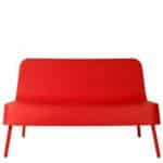 Sofa-salle-attente-rouge-plastique-Bob