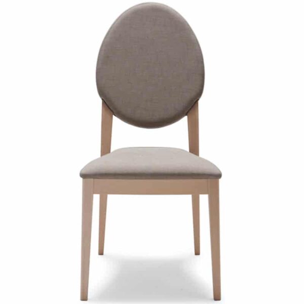 mobilier hôtellerie restauration chaise medaillon empilable moderne bois naturel 202