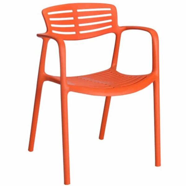 mobilier pour collectivité accueil fauteuil orange design empilable toledo aire resol