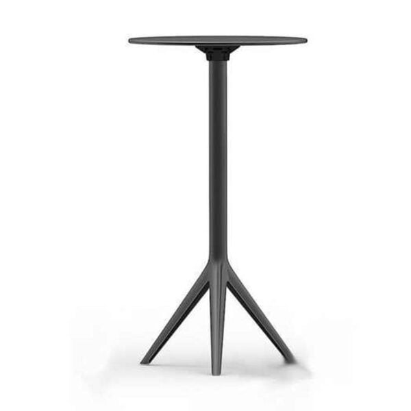 table-haute-design-noire-pliante-mari-sol-vondom