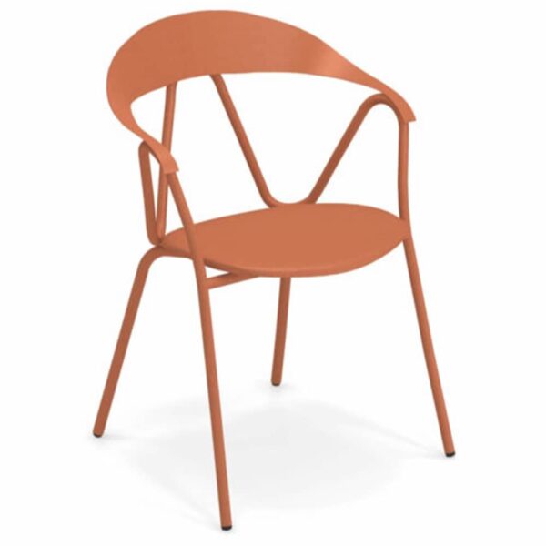 mobilier-terrasse-restaurant-fauteuil-empilable-metal-design-reef-emu