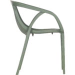 Mobilier-cafe-restaurant-fauteuil-empilable-terrasse-vert-olive-Hopa